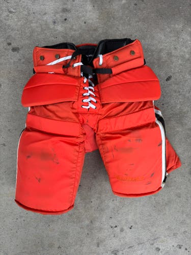 Senior XL Vaughn Pro Hockey Goalie Pants | Anthony Stolarz Game Worn