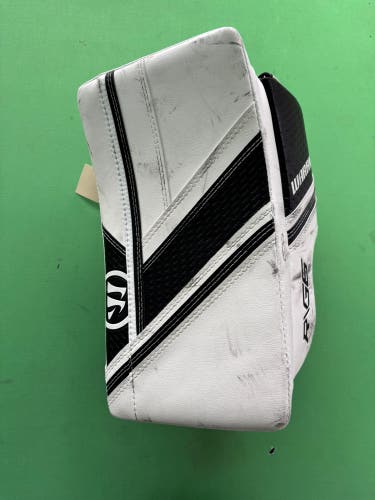 White Intermediate Warrior Ritual G6 E+ Goalie Blocker Regular