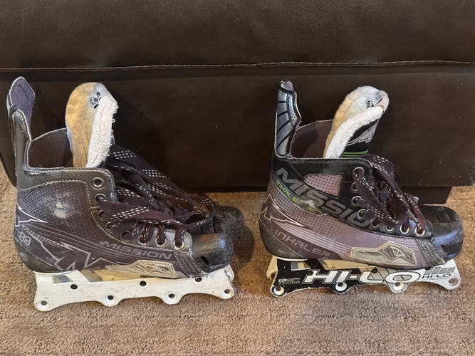Mission Inhaler AC7 Inline Skates Wide Width Size 1 (Used)