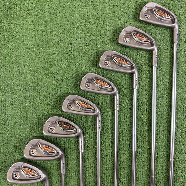Ping i10 Iron Set 3-PW Purple Dot AWT Steel Stiff Flex