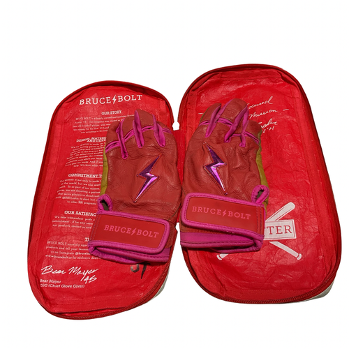 Used BB/SB Batting Gloves Red SM 11834-S000053869
