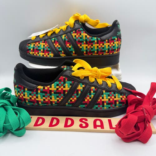 Adidas Superstar II x Bob Marley Jamaica Sneakers Shoes IH9785 Men’s Sz 11.5
New Without Box