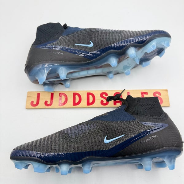 Nike Phantom 6 High Elite FG Black Ice Blue Soccer Cleats  display picture 1