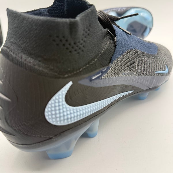 Nike Phantom 6 High Elite FG Black Ice Blue Soccer Cleats  display picture 2