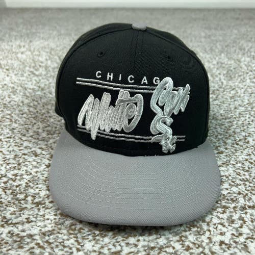 Chicago White Sox Hat Cap Snap Back Mens One Size Black MLB Baseball New Era