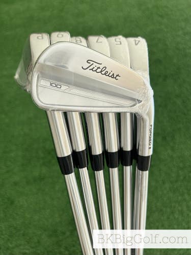 NEW Titleist T100 23 Forged Iron Set 4-P / True Temper AMT White Stiff