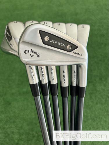 Callaway Apex Ai200 24 Forged Iron Set 5-A / Recoil F4 Stiff Graphite