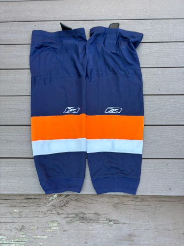 New York Islanders Navy Orange White Senior CCM Reebok Edge Socks (New)