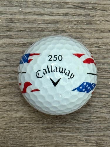 Callaway Chrome Soft USA 250 Stripe Golf Ball - 5A MINT CONDITION
