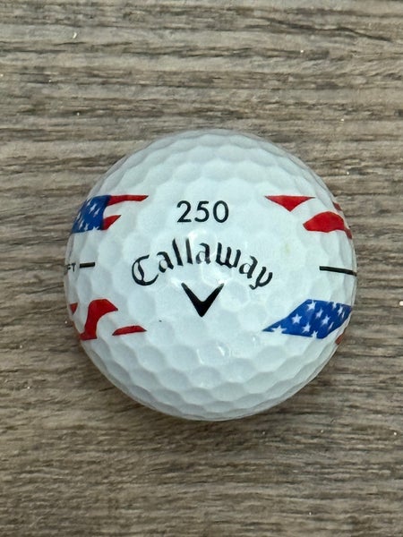 Callaway Chrome Soft USA 250 Stripe Golf Ball - 5A MINT CONDITION