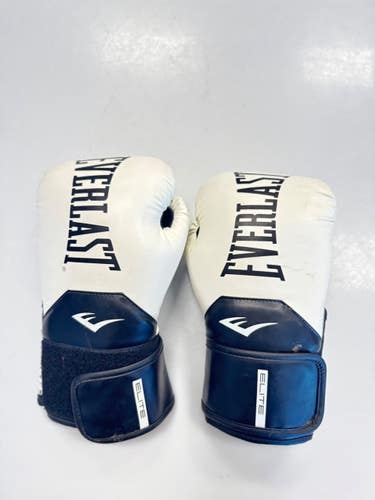 Used Everlast 12 OZ Boxing Gloves White Senior 11860-S000312062