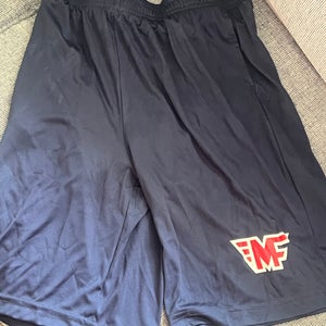 Blue Large Boys 100% Shorts