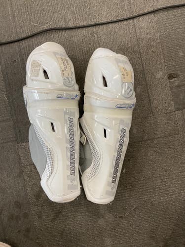 Used Warrior PROJEK Senior Shin Guards White 13" 11614-S000240142