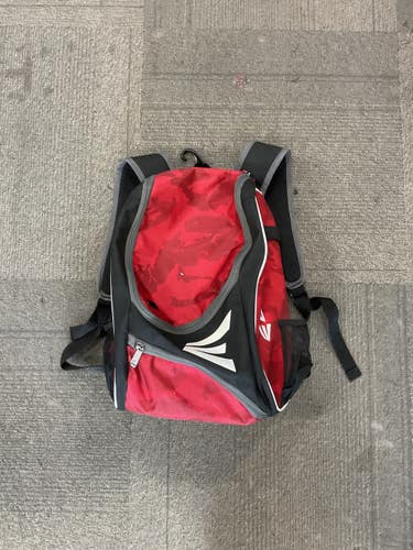 Used Easton 2 BAT BACKPACK BB/SB Player Backpack Red 11614-S000239950