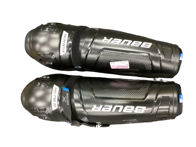 Used Bauer X Senior Shin Guards Black 16" 11613-S000185941