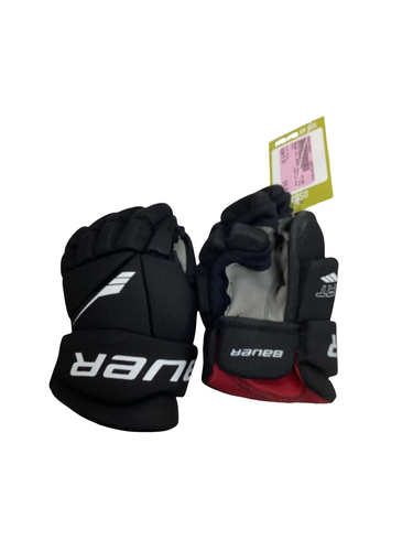 Used Bauer LIL SPORT Youth Gloves Black 9" 11613-S000185876