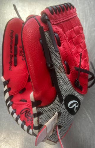 Used Rawlings PLAYERS SERIES BB/SB Glove LH Throw Red 10" 11497-S000159501