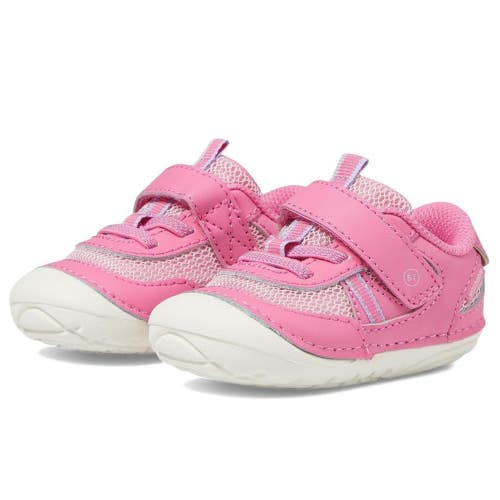 Stride Rite Sm Apollo BG038302 Sneaker Toddler Pink White Casual Shoes HTAT1527