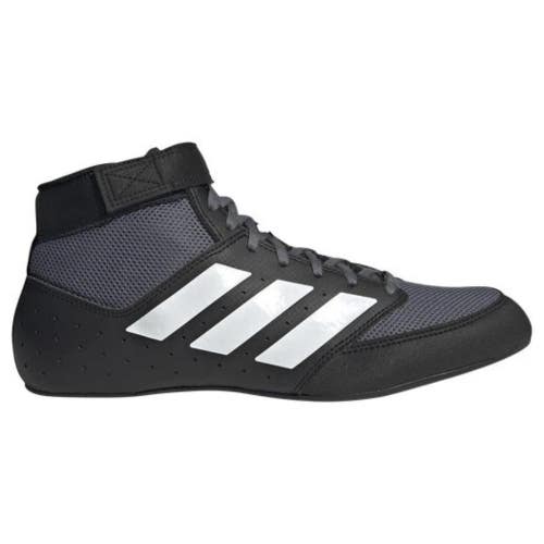 Adidas Mat Hog 2.0 FZ5391 Sneakers Men's 8 Black White Wrestling Shoes HTAT1577