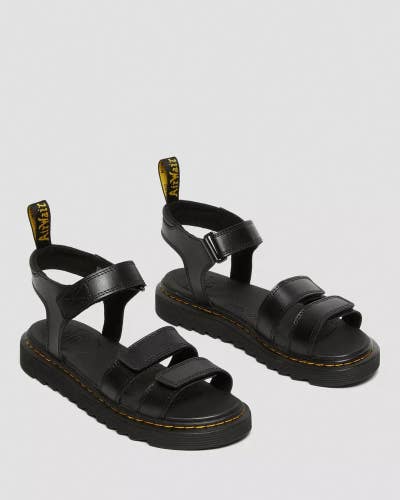 Dr. Martens Klaire 26755001 Sandals Kids US 6 M Black Adjustable Strap HTAT1490