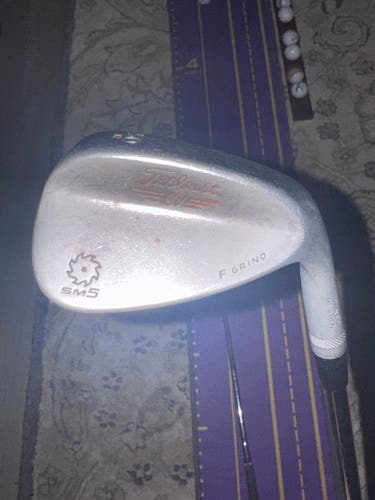 Titleist Vokey SM5 Tour Chrome Right Handed Wedge Wedge Flex 50 Degree Steel Shaft (Used)