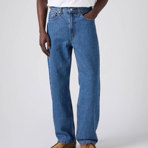 Levi's 565 Jeans Men's 40X30 Blue Cotton Denim Medium Wash Loose Fit JAX1859