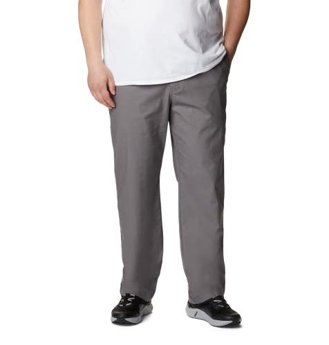 Columbia Flex ROC Pants Men's 42X34 Gray Cotton Omni-Shade Straight Leg JAX1784