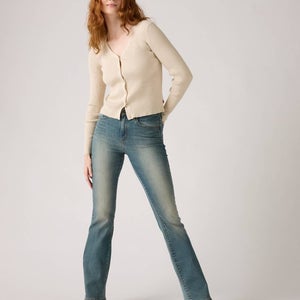 Levi's 726 Jeans Womens 25x30 Space Odyssey Slim Fit High Rise Flare Leg JAX1808