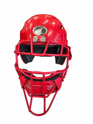 Used Champro CATCHERS HELMET Catchers Helmet w/Mask Red MD 11682-S000135614