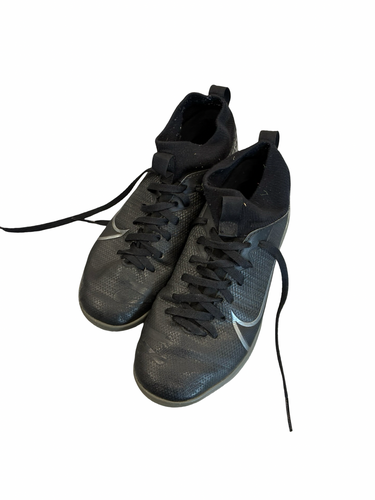 Used Nike Soccer Indoor Shoes Black Junior 04 11682-S000135593