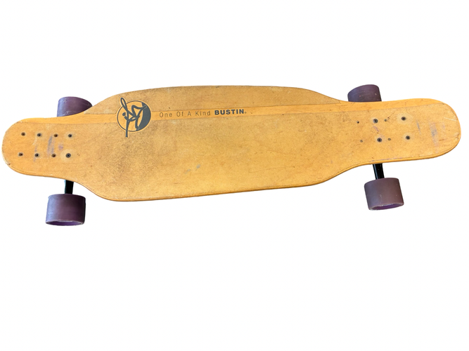 Used ONE OF A KIND BUSTIN Longboard Black Long 11682-S000135533