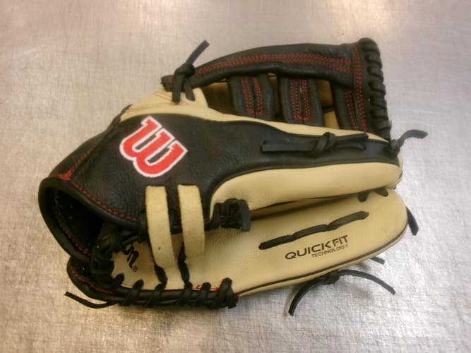 Used Wilson A500 BB/SB Glove RH Throw Tan 12 1/2" 11339-S000204246