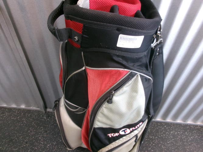 Used Top Flite CART BAG Mens Cart Bag Red 11868-S000070655