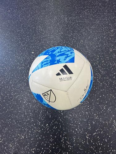 Used Adidas MLS All Size Soccer Ball Royal Blue 4 11849-S000041856