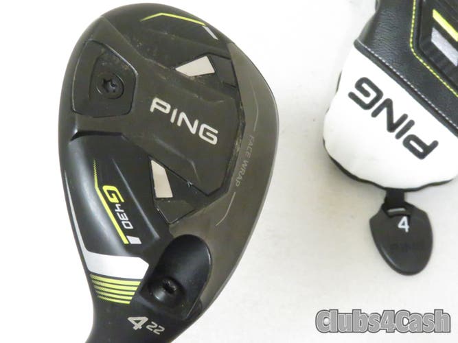 PING G430 Hybrid 22°  4H Mitsubishi Tensei CK Orange 80 Stiff Flex +Cover  NICE