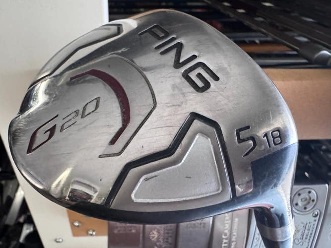 Ping G20 18 (5) Fairway Wood TFC 169 F Regular Flex Graphite 1404