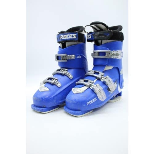 Roces Idea Free Adjustable Kids Ski Boots - Size 4.5 - 7.5 / Mondo 22.5 - 25.5 U