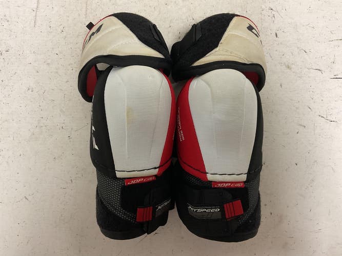 Used CCM JETSPEED FT485 Senior Elbow Pads White/Black/Red MD 11855-S000206970