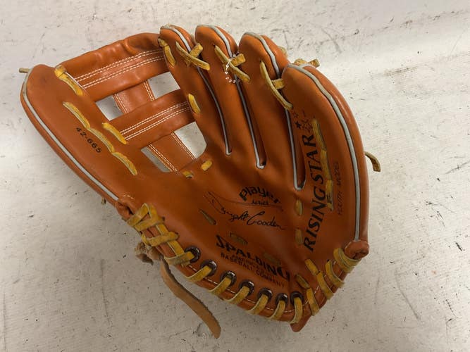 Used Spalding Rising Star 42-665 Baseball Glove RH Throw Brown 10" 11855-S000206954