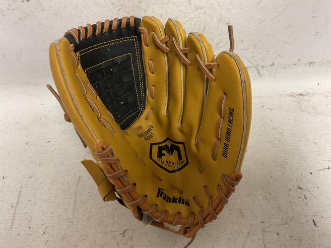 Used Franklin Fieldmaster Series 22606 Baseball Glove RH Throw Brown 10 1/2" 11855-S000206956
