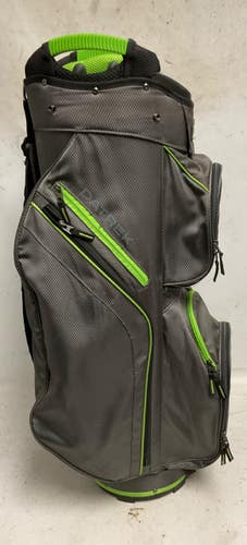 Used Datrek SUPERLITE CART BAG Mens Cart Bag Grey And Lime 11855-S000206868