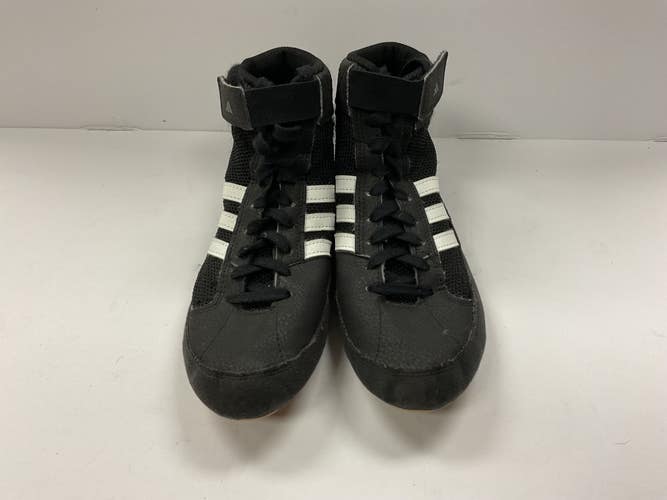 Used Adidas AQ3327 Wrestling Shoes Black Junior 03.5 11855-S000206815