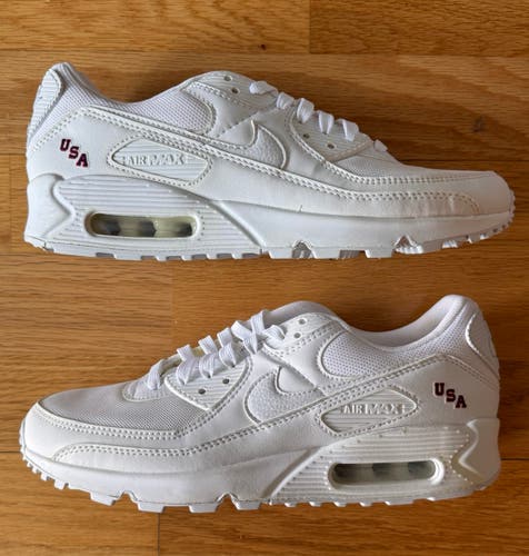 Pro Stock Team USA Hockey Women's Size 9 (M 7.5) Nike Air Max 90 Shoes - NEW