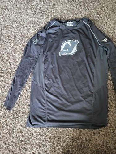 Fanatics Performance Baselayer - Gray XL Men's (New) - New Jersey Devils