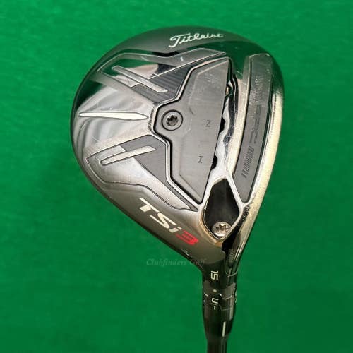 Titleist TSi3 15 Fairway Wood HZRDUS Smoke Green RDX TX 75g Tour Extra Stiff