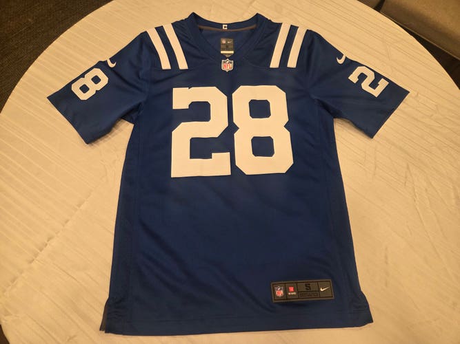 Adult Small Jonathan Taylor #28 Indianapolis Colts home jersey