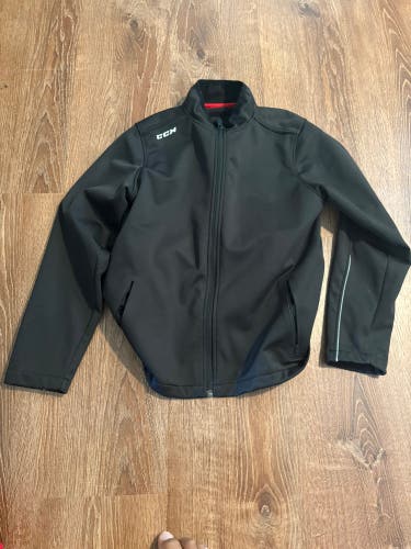 Black Boys Medium CCM Jacket (Used)