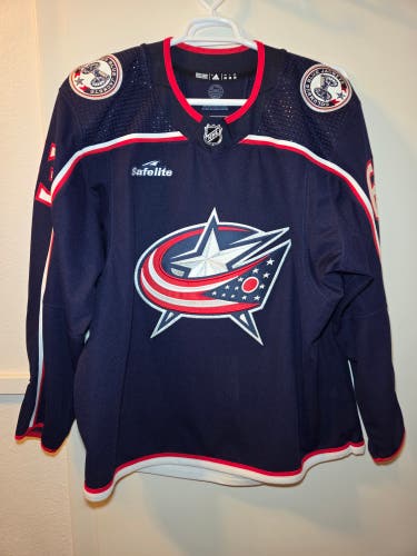 Columbus Blue Jackets Adidas Primegreen MiC Team Issue Home Hockey Jersey