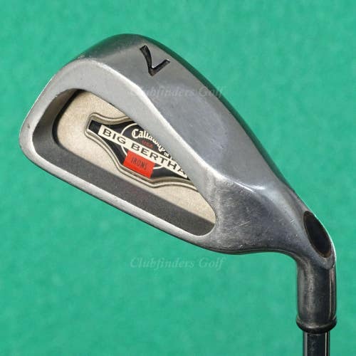 Callaway Original Big Bertha Single 7 Iron Factory Memphis 10 Steel Uniflex