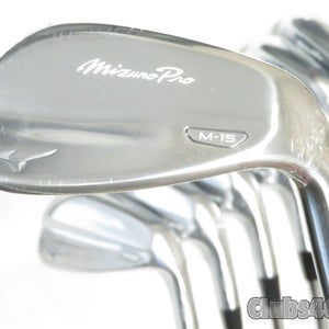 Mizuno PRO M-15 Irons Forged True Temper AMT Silver Stiff Flex 4-P+G  Open Box